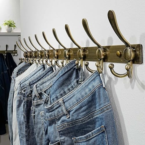 Dseap Coat Rack Wall Mount 37 Inch, Heavy Duty 12-Gauge Base vs Flimsy 1mm - Image 4