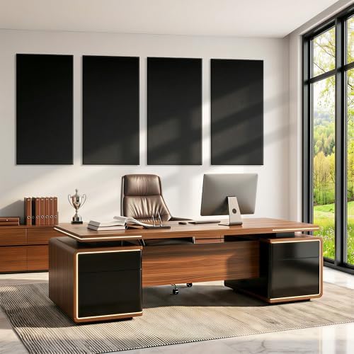 Acoustic Wall Panels Self Adhesive 47.2"x23.6", 4 Pack - Image 3