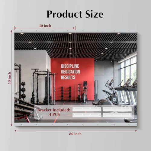 BEAUTYPEAK Home Gym Mirror - Image 2