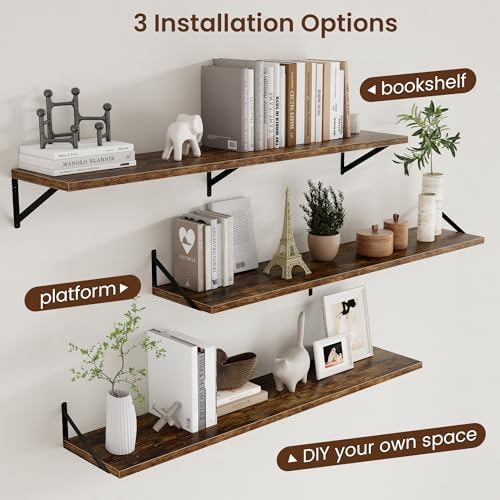 Axeman 12 Inch Deep Floating Shelves - Image 4