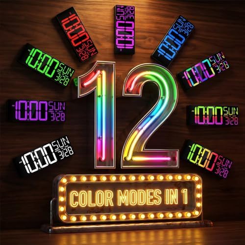 JALL 18" Large Digital Wall Clock - Image 3