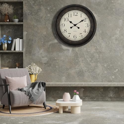 Foxtop Extra Large Wall Clock Silent Battery Operated Clock - Image 6