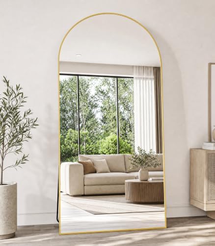 Koonmi 67x30 Arched Full Length Mirror, Floor Mirror by KOONMI