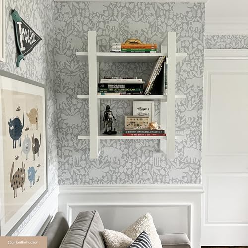 Nathan James Benji Floating Wall Book Shelves, 3-Tier Display Shelf, Decorative - Image 5
