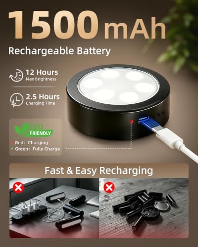 Picture Lights for Wall, Rechargeable Magnetic - Image 3