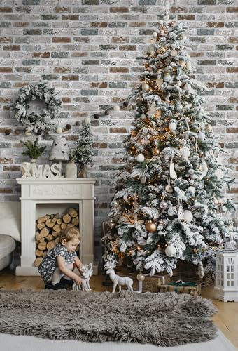 Guvana 17.3"×787" Brick Peel and Stick Wallpaper Brick Contact Paper - Image 4