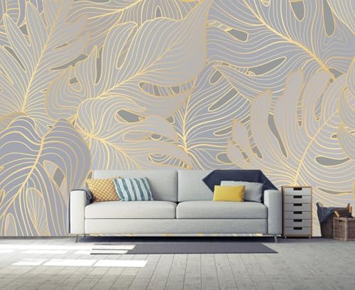 Tropical Palm Leaf Wallpape Mural Peel and Stick 137"x100" - Image 3