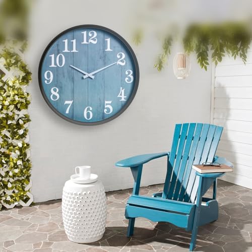 Large Outdoor Indoor Clock, 18 Inch Waterproof Oversized Wall Clocks - Image 4