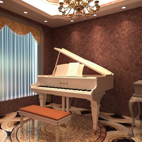 BAYYA Red Wallpaper Stick and Peel Metallic Copper/Gold Contact Paper - Image 5