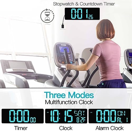 XREXS 17.2 Inch Large Digital Wall Clock - Image 5