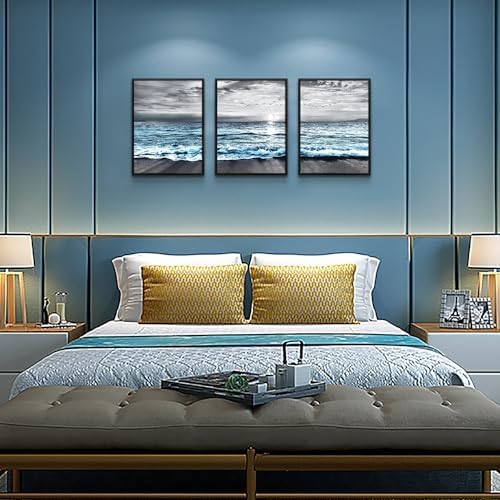 Black Framed Canvas Wall Art For Living Room & Bedroom Decor - Image 5