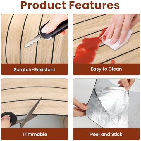 Thick Peel and Stick Slat Wall Panel Self-Adhesive 3D Wood Grain - Image 6
