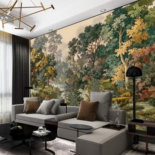 A Lush and Colorful Autumn Forest Valley Landscape - Image 5