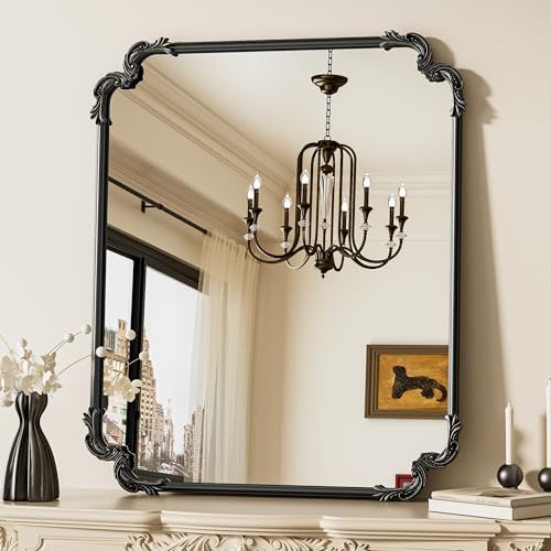 TETOTE Antique Black Rectangle Mirror by TETOTE