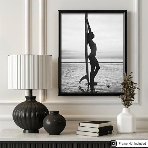Poster Master Woman with Surfboard Print - Image 3