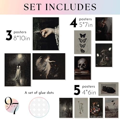 Dark Academia Wall Art Unframed - Image 2