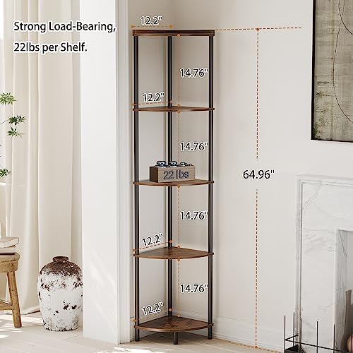 SUNMORY 5 Tier Corner Shelf - Image 2
