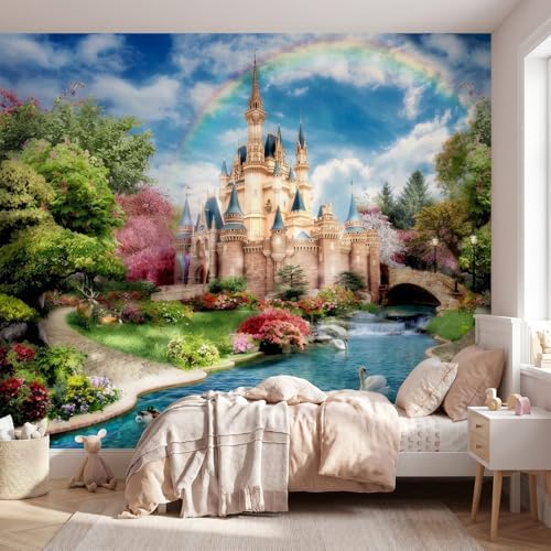 Bormia Kids Castle Peel and Stick Wall Murals Wallpaper by Bormia