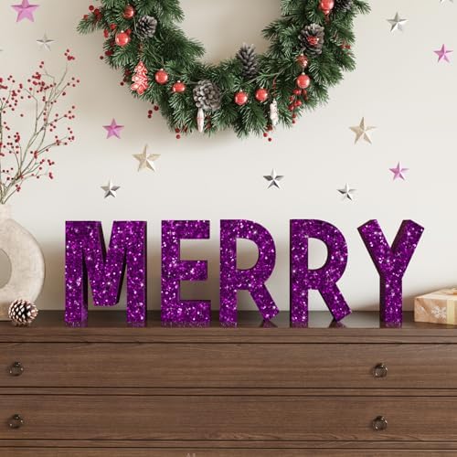 CRE8TIVE 8"x80" Chunky Glitter Wallpaper Stick and Peel Textured Purple - Image 7