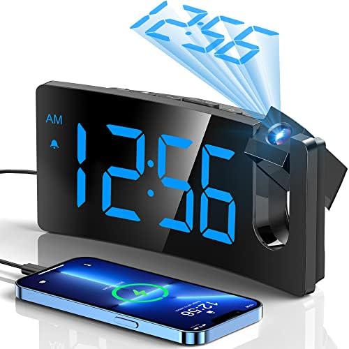 GOLOZA Projection Alarm Clock, Digital Clock by GOLOZA