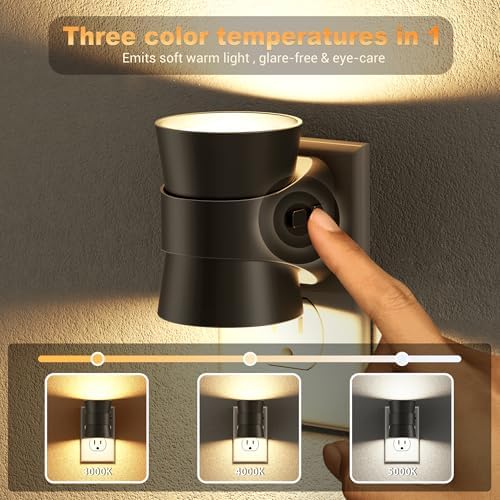 JandCase Night Light, Night Lights Plug Into Wall - Image 2