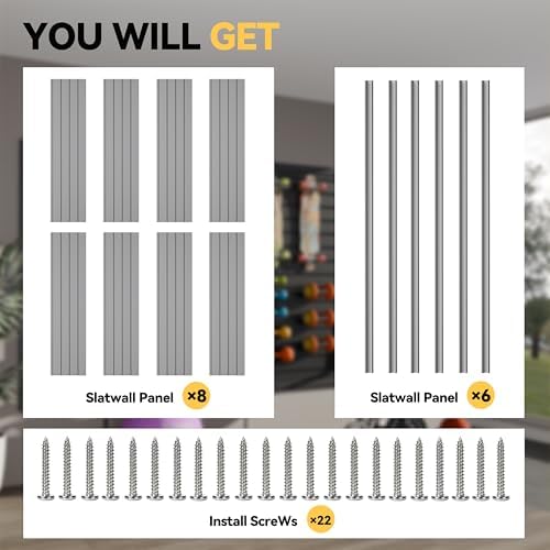 RORA Slat Wall, 4x8 ft Slatwall Panel - Image 4