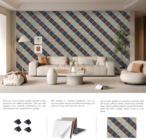 ArtVivid 12 Pack Acoustic Panels, Sound Proof Foam Panels - Image 4
