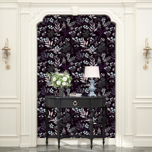 Laatse Vintage Floral Peel and Stick Wallpaper 17.5'' x 118'' - Image 3