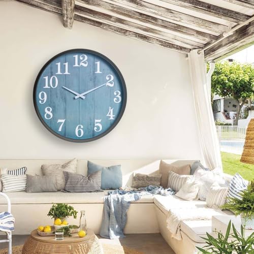Large Outdoor Indoor Clock, 18 Inch Waterproof Oversized Wall Clocks - Image 7