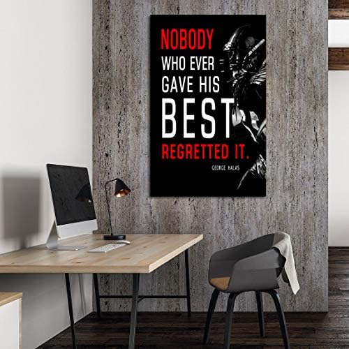 Football League Sports Decor • Superstar Quote Inspirational Poster Canvas Wall - Image 3