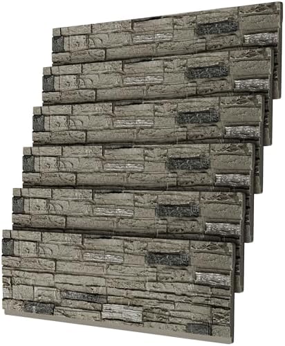 Faux Stone Wall Panels, 3D Artificial Rock Siding by Unknown
