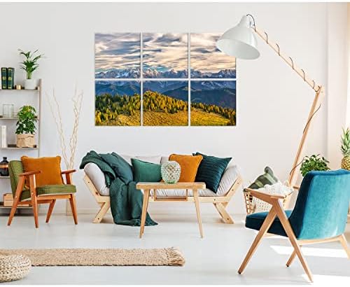 JBER Art Acoustic Panels 72" x 48", Sound Absorbing Wall Art, The Alps - Image 3