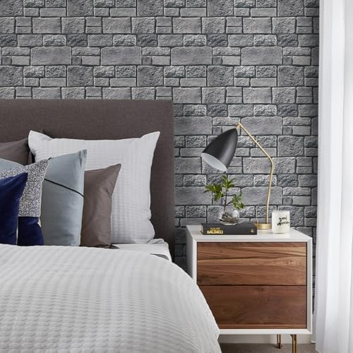 COMSTICKC 3D Faux Stone Wall Panels Peel and Stick - Image 6