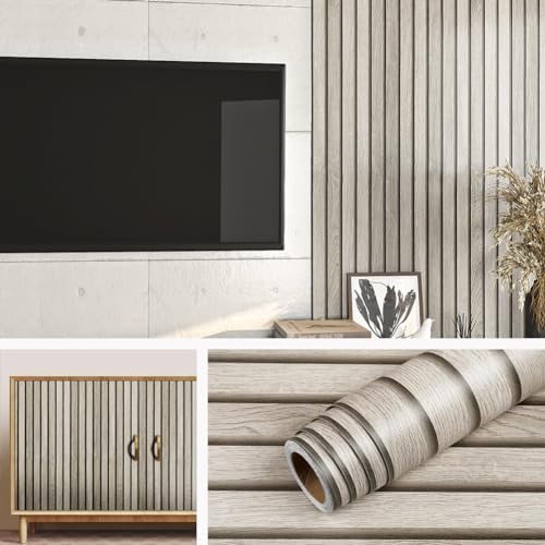Livelynine 15.8x197 Wood Panel Wallpaper Peel and Stick Wood Panels - Image 7