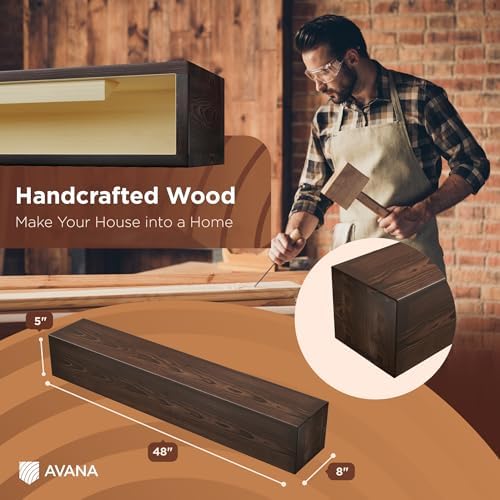 Avana Floating Fireplace Mantel - Image 2