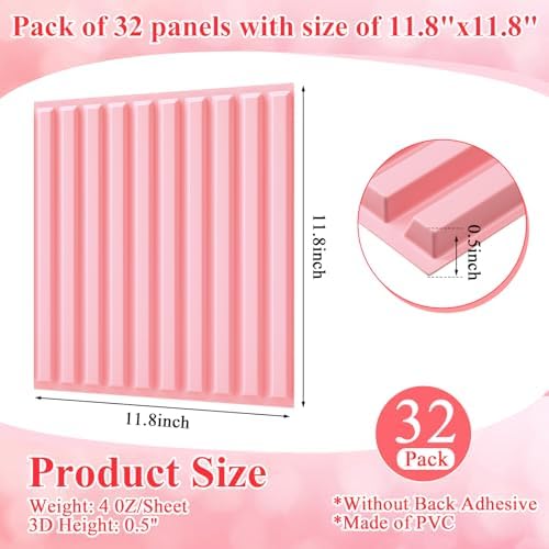 Nuanchu 32 Pcs 3D Wall Panels - Image 2