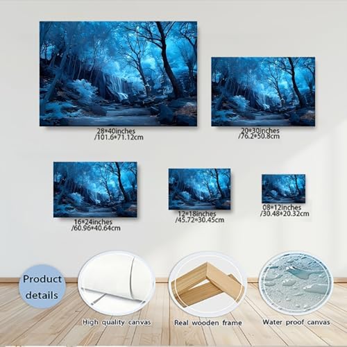 Serene Landscape Canvas Wall Art - Image 5