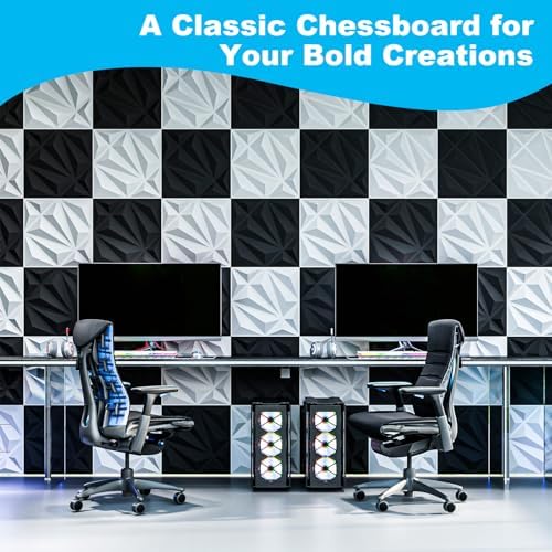 Art3d Diamond Textured 3D Wall Panels, 11.8 x 11.8 in - Image 4