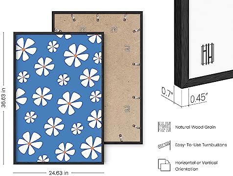 HAUS AND HUES Daisy Flower Wall Art - Image 2