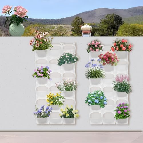 Vertical Wall Planter with 36 Pots, Hanging Garden Plant Flowerpot Holder - Image 6