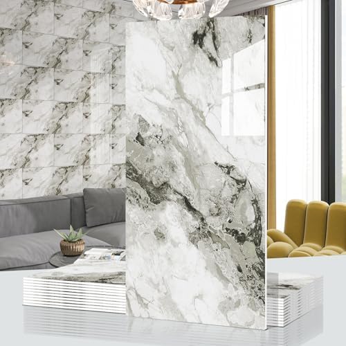 Marble Peel and Stick Backsplash 23.6 x11.8 in by Unknown