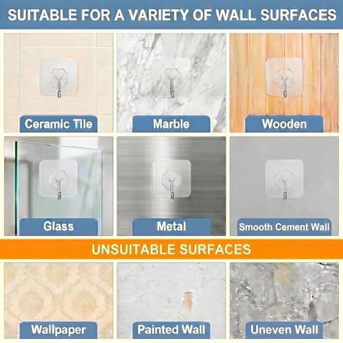 Wall Hooks 33 lbs Max Heavy Duty Hooks - Image 6