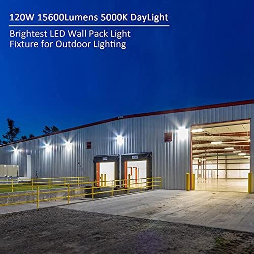 120W LED Wall Pack Light Dusk to Dawn 5000K 15600LM ETL Listed - Image 5