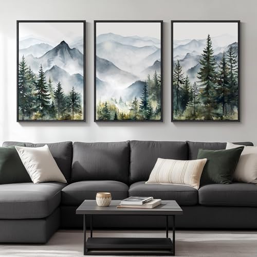 Large Framed Landscape Wall Art - Image 2