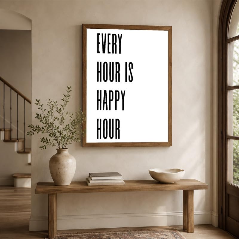 InkFlow Posters Every Hour Happy Hour Canvas Poster - Image 5