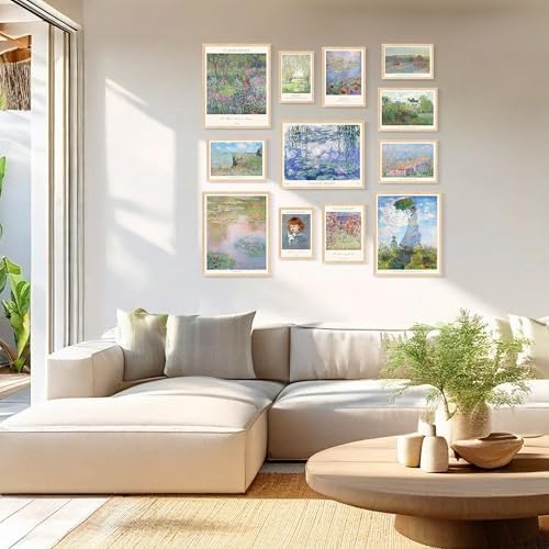 CAZZIRA Claude Monet Wall Art Prints, Unframed Gallery Decor - Image 2