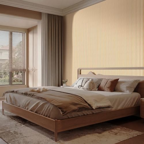 Slat Wall Panel 4-Pack, 108’’x5.7’’, Natural Wood - Image 6