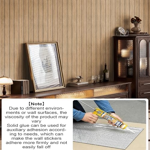 Chejiaye Peel and Stick 3D Wall Panel -23.6"x118"Soundproof Self-Adhesive Wall - Image 6