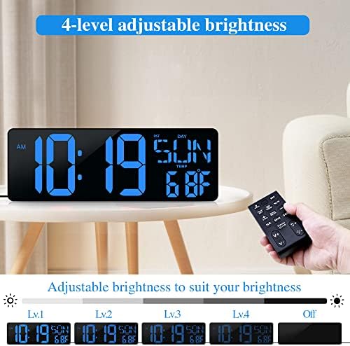 17.2"Large Digital Wall Clock Large Display - Image 4