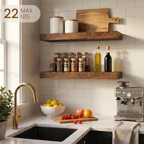Dreamland Floating Shelves, Wall Mounted Shelves - Image 2